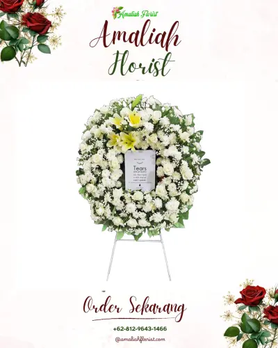 Krans Bunga Duka Cita di Grand Tjokro Premiere Bandung