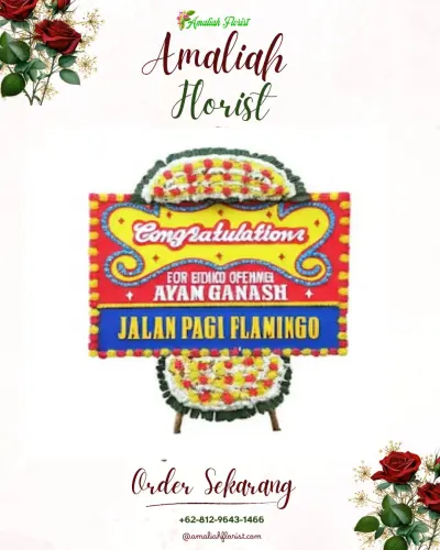 Bunga Papan Congratulation di Grand Tjokro Premiere Bandung